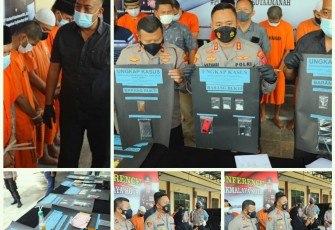 Press Conference Ungkap Kasus Narkoba Bulan Oktober, Polres Tasikmalaya Kota Amankan 8 Pelaku