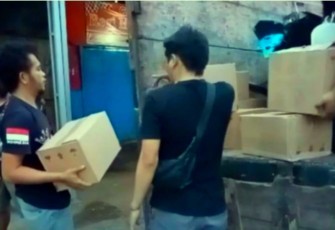 Jajaran Polres Garut Sita Ratusan Botol Minuman Keras