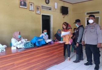 Pra Lansia Dan Lansia Jadi Sasaran Peserta Vaksin Di Gerai Vaksin Presisi TNI-POLRI Polsek Cibalong