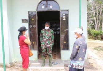 Satgas TMMD Siap Bantu Bersihkan Lahan Gereja Ampung Kampuri