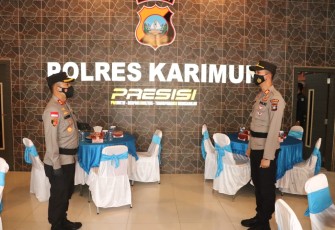 Kapolres Karimun Pimpin Sertijab Kabag Ren Polres Karimun