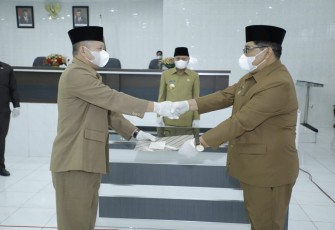 Bupati Asahan Lantik Pejabat Pimpinan Tinggi Pratama dan Pejabat Administrator 