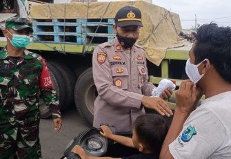 Polsek Limbangan Polres Garut Giat OPS Yustisi PPKM Level 3