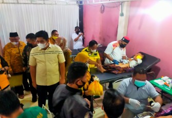 DPD (Dewan Pimpinan Daerah) Partai Golkar,  melaksanakan acara Dialog lnteraktif Partai Golkar dan Sunatan Massal dalam Rangka Hut  Partai Golkar Ke 57 Th