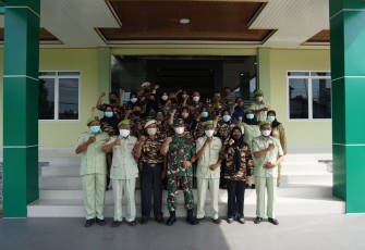 Kodim 0736/Batang menggelar kegiatan Pembinaan Peningkatan Kemampuan Keluarga Besar Tentara (KBT) semester II TA. 2021