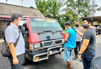 Terduga Pelaku Diamankan   