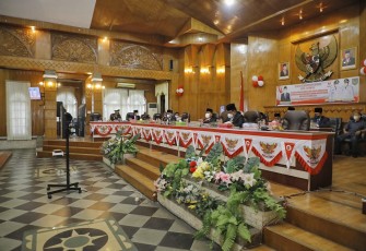 Forkopimda Kabupaten Asahan Dengar Pidato Kenegaraan Presiden RI