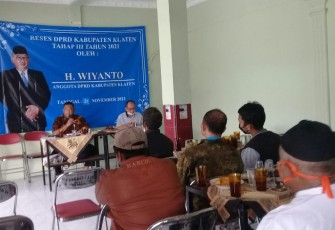 Reses Tahap III Anggota DPRD Klaten Fraksi PAN