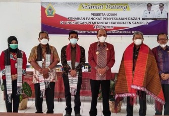 46 PNS di Lingkungan Pemkab Samosir Ikuti Ujian Kenaikan Pangkat Penyesuaian Ijazah