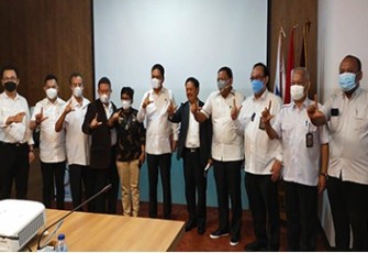 Bupati Bengkulu Utara melakukan kunjungan kerja dan audensi ke Perpustakaan Nasional RI