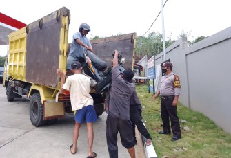 Foto Kondisi Motor Korban 