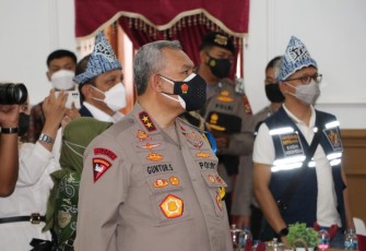 Kapolda Hadiri Pelantikan Pengurus PWI Bengkulu