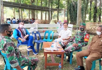 Sukses Vaksin Tahap Pertama Hari ini Koramil 09/NL Laksanakan Serbuan Vacsin Tahap Kedua