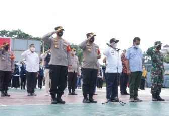 Apel Kesiapan Vaksinator Tambahan Diikuti Pj Bupati Labuhanbatu