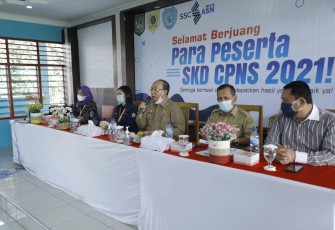 544 Peserta Ikuti Ujian SKD Pengadaan CPNS Pemkab Asahan Tahun 2021