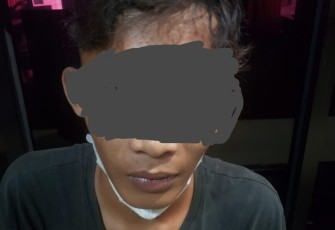 Tersangka Saat diamankan Sat Reskrim Polres Bengkulu Polda Bengkulu 