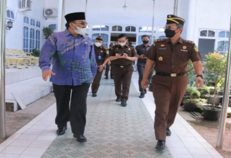 Bupati Pasaman Dikunjungi Inspektur Kejaksaan Agung
