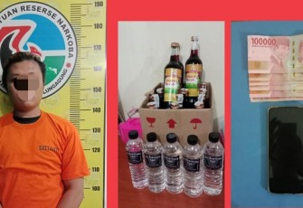 Jual Miras di Warung Kopi, Pria Warga Rejotangan Ditangkap Sat Resnarkoba Polres Tulungagung
