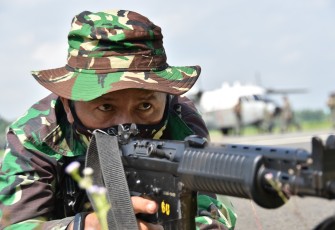 Lanud J.B. Soedirman Gelar Latihan Kamhanlan