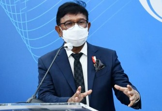 Menteri Komunikasi dan Informatika Johnny G. Plate