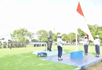 Upacara peringatan hari Kebangkitan Nasional di Lanud J.B Soedirman. Jum'at (20/05/2022)