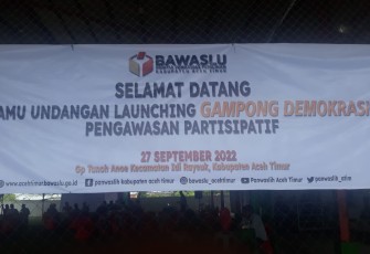 Bawaslu Launching Gampong Demokrasi