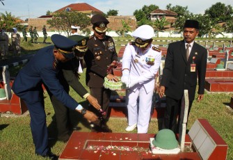 Korem 064/MY saat Gelar Ziarah Nasional dan Do'a Bersama
