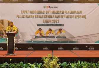 Rapat Koordinasi Optimalisasi Penerimaan Pajak Bahan Bakar Kendaraan Bermotor (PBBKB) 2022.