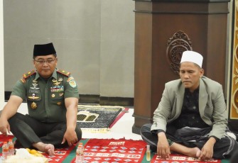 Danrem 064/MY saat Peringati Maulid Nabi Muhammad SAW