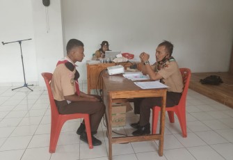 Kodim 0505/Jakarta Timur saat Terima Calon Saka Wira Kartika Angkatan ke-12 TA 2022