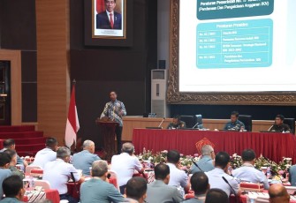 Sosialisasi Gelar Satuan TNI di Wilayah IKN