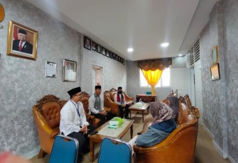 Kepala Rumah Tahanan Negara Kelas IIB Padang Panjang Kanwil Kemenkumham Sumatra Barat Auliya Zulfahmi menyambangi Dinas Kesehatan Kota Padang Panjang.