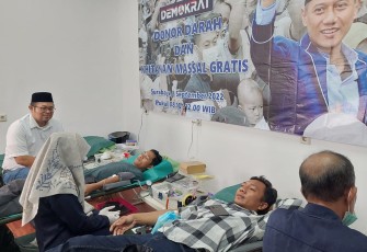 Donor Darah Semarakkan HUT ke-21 Partai Demokrat