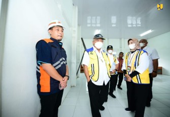 Menteri Basuki di Nias, Jumat (1/7/2022) kemarin.