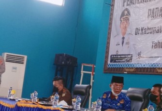 Deklarasi damai Pilpratin 2022 di gedung serba guna, Labuhan Jukung, Senin (18/07/2022).