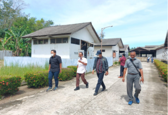 Anggota Komisi III DPRD Provinsi saat Sidak Pengelolaan Limbah PT Pamor Ganda