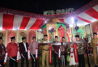 Foto pembukaan MTQ ke-29 tingkat provinsi Sulut