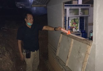 Polsek Air Besi Selidiki Kejadian Pencurian Warung