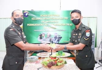 Syukuran  HUT ke-71 Penerangan Angkatan Darat