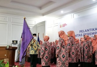 Pelantikan Komunitas Perempuan Peduli Bengkulu (KPPB) Provinsi Bengkulu periode 2021-2025, oleh Gubernur Bengkulu