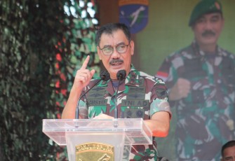 Pangdam XII/Tpr Sambangi Yonif Raider 641/Bru