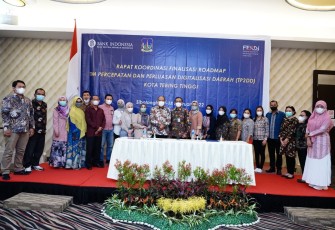 Rapat Koordinasi Finalisasi Roadmap Tim Percepatan dan Perluasan Digitalisasi Daerah Kota Tebing Tinggi, Sumut