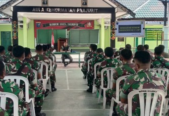 Kodim 1015/Sampit Terima Sosialisasi Ketentuan Mengemudi