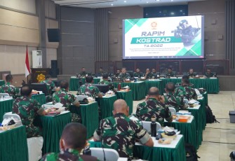 Pangkostrad Pimpin Rapim Kostrad Tahun 2022