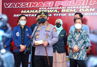 Kapolri Kejar Target Vaksin Booster Agar Warga Miliki Kekebalan Jalani Aktivitas Ramadan 
