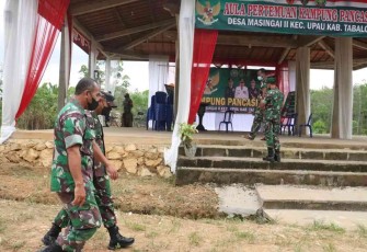 Dandim Tinjau Kesiapan Kampung Pancasila 