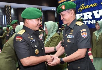 Kasad Pimpin Serah Terima Enam Jabatan Strategis TNI AD
