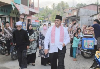 Bupati Pasaman saat safari Ramadan di Alahan Mati