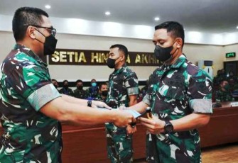 Irdam Kodam Hasanuddin berikan sertifikasi bimtek, Jum'at (22/4/2022)