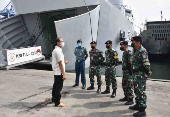 Dansatlamil 1 sidak kesiapan prajuritnya. Rabu (04/05/2022)